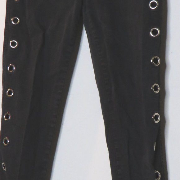 [ripped] Skinny Gothic Peekaboo eyelet pants Tripp NYC size 15 - Picture 5 of 16